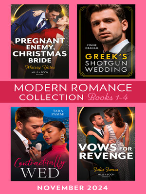 cover image of Modern Romance November 2024 Books 1-4